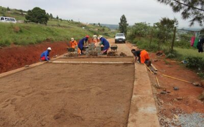 Labour Intensive Construction of L1756 in the Vulindlela area